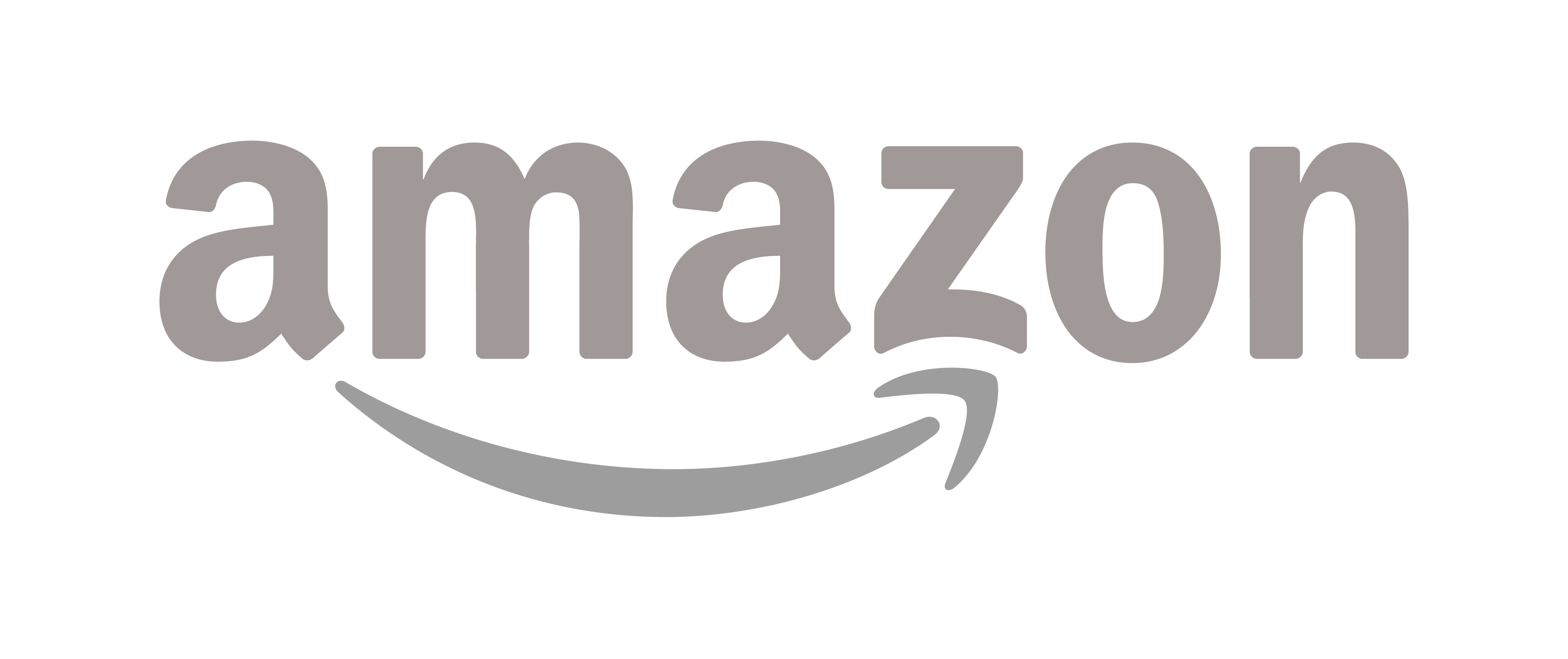 Logo Amazon in Grau